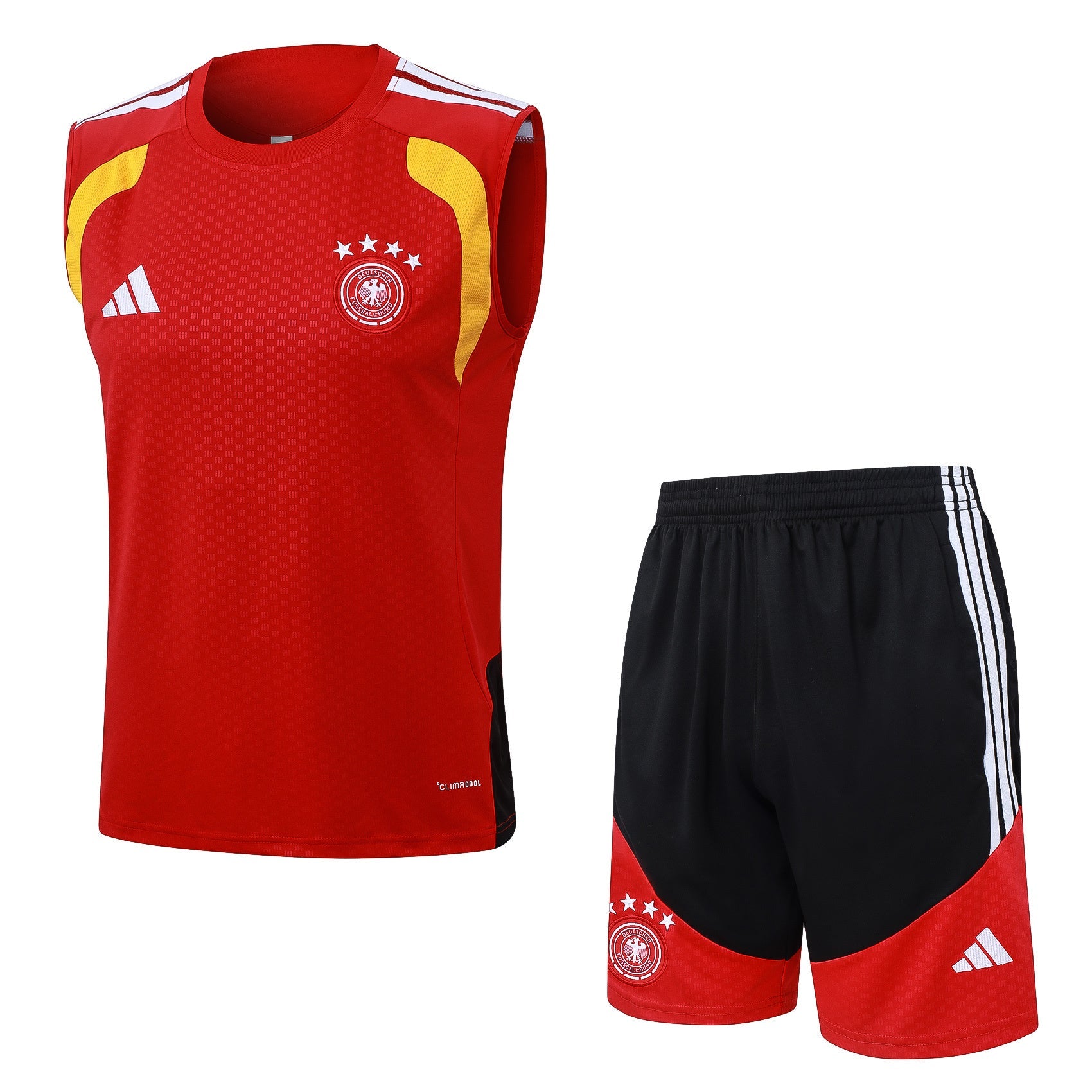 Completo Canottiera Germania Rosso 26/27