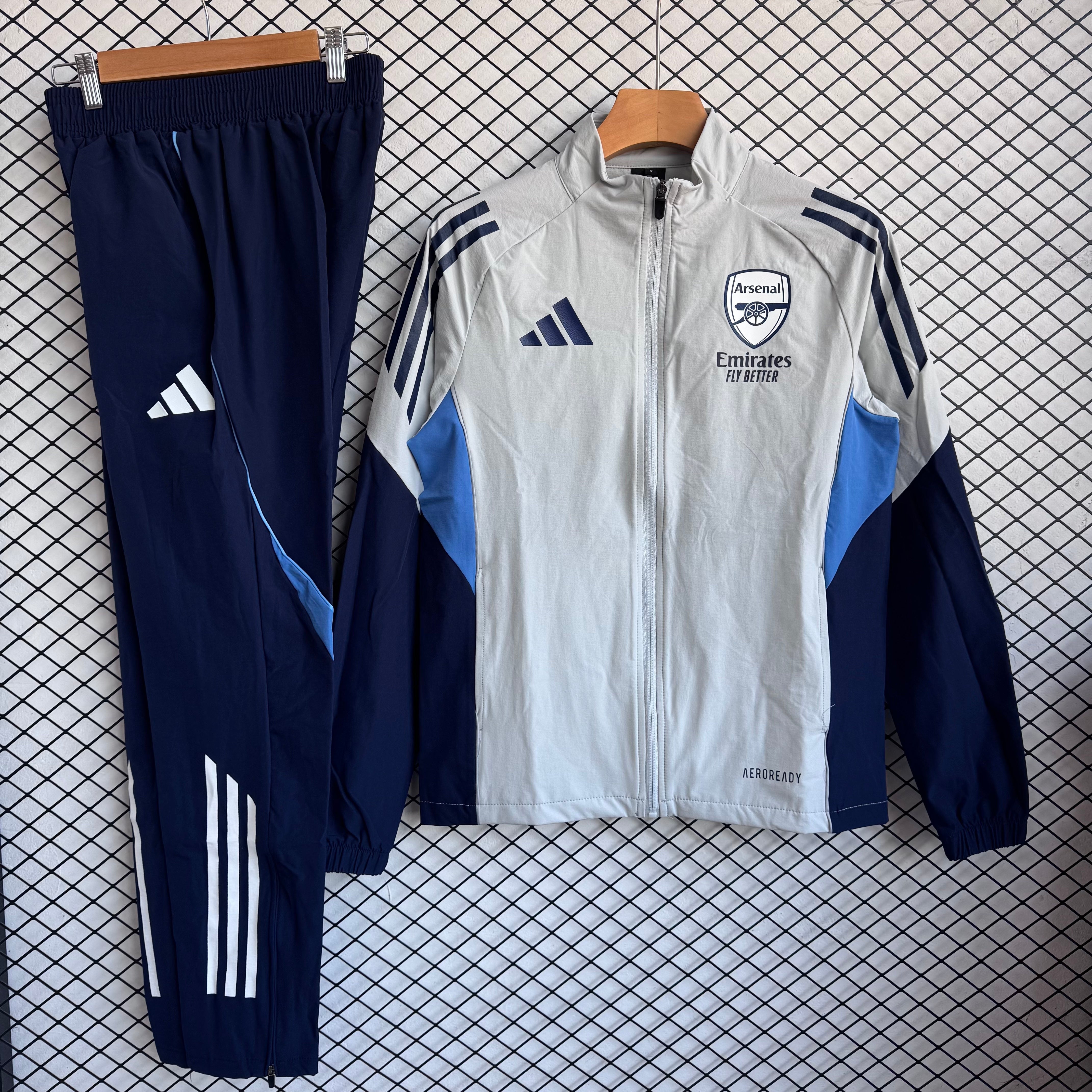 Tuta Arsenal Grigio e Blu 25-26