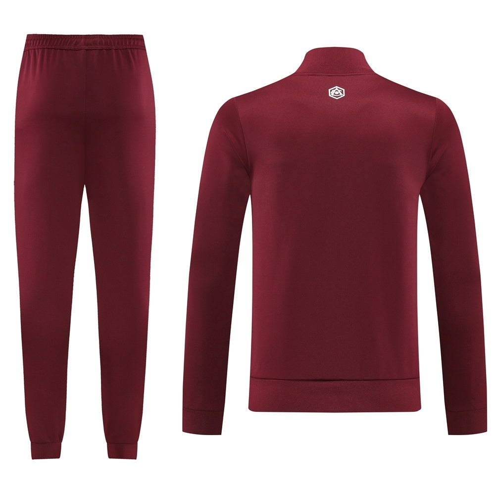 Tuta Arsenal rosso zip intera25/26