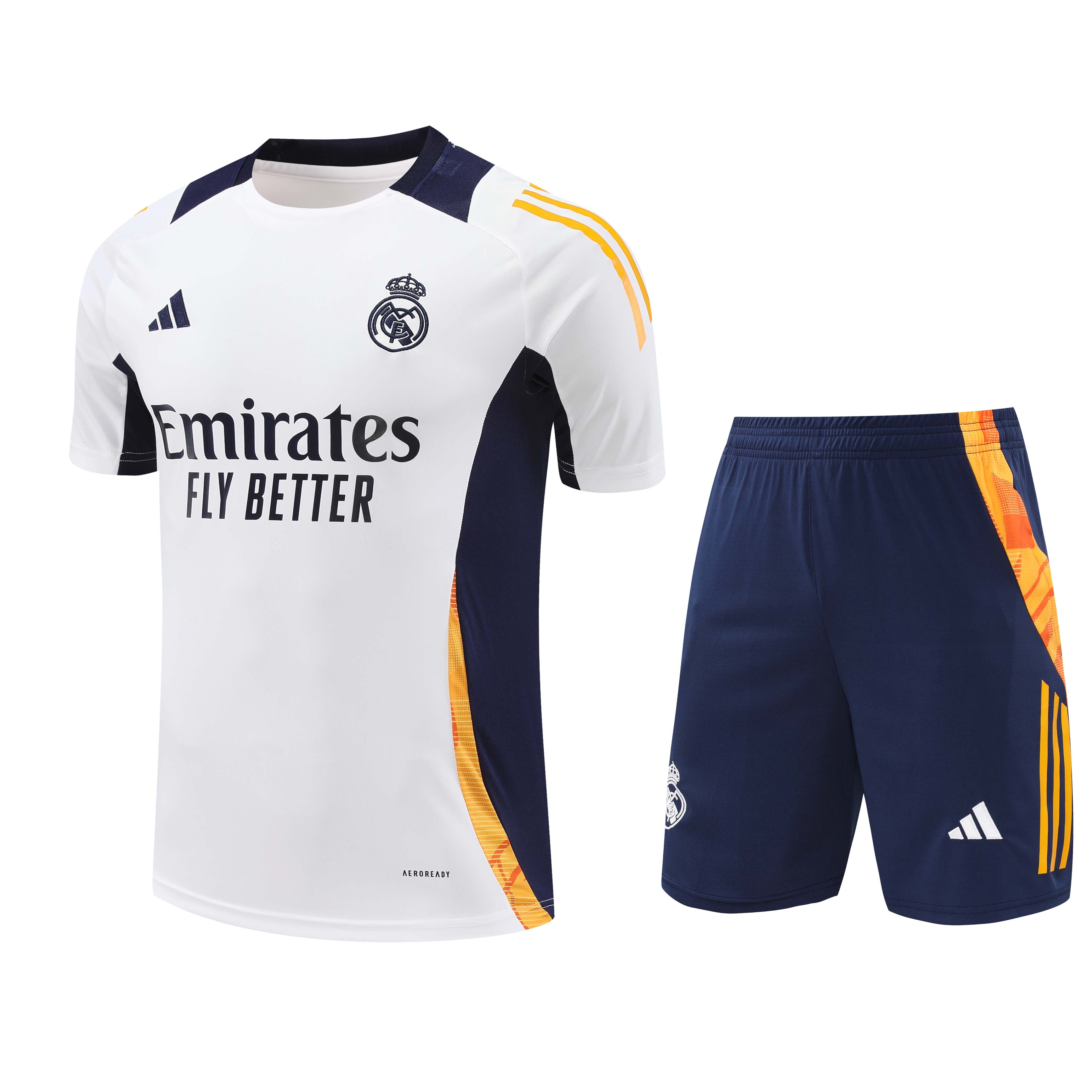Real Madrid bianco e arancione 2025