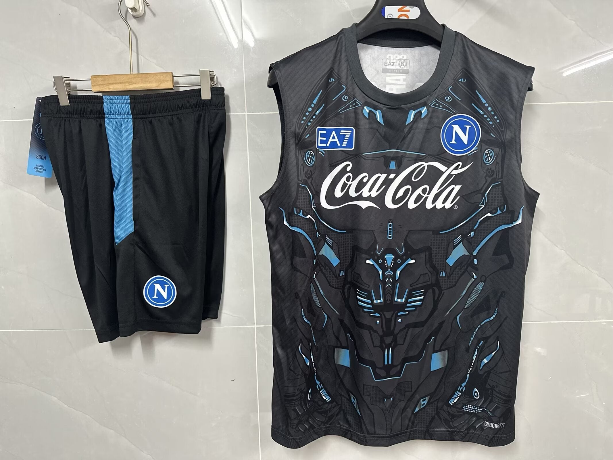 Napoli completo con canottiera Grigio 2025/26