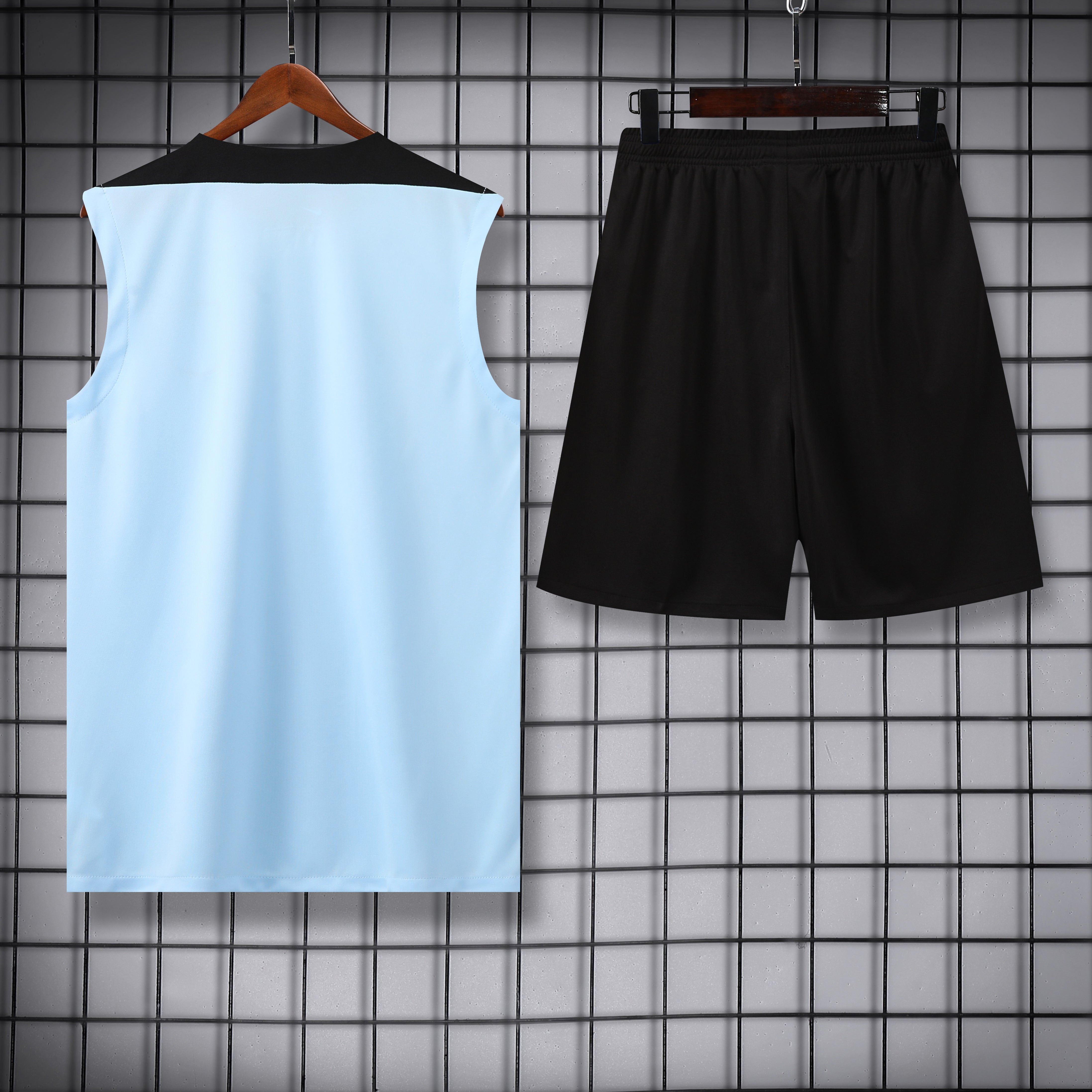 Barça azzurro completo con canottiera