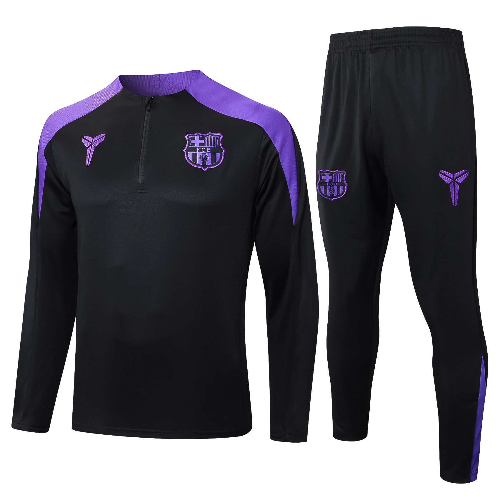 Tuta Barca Nero viola