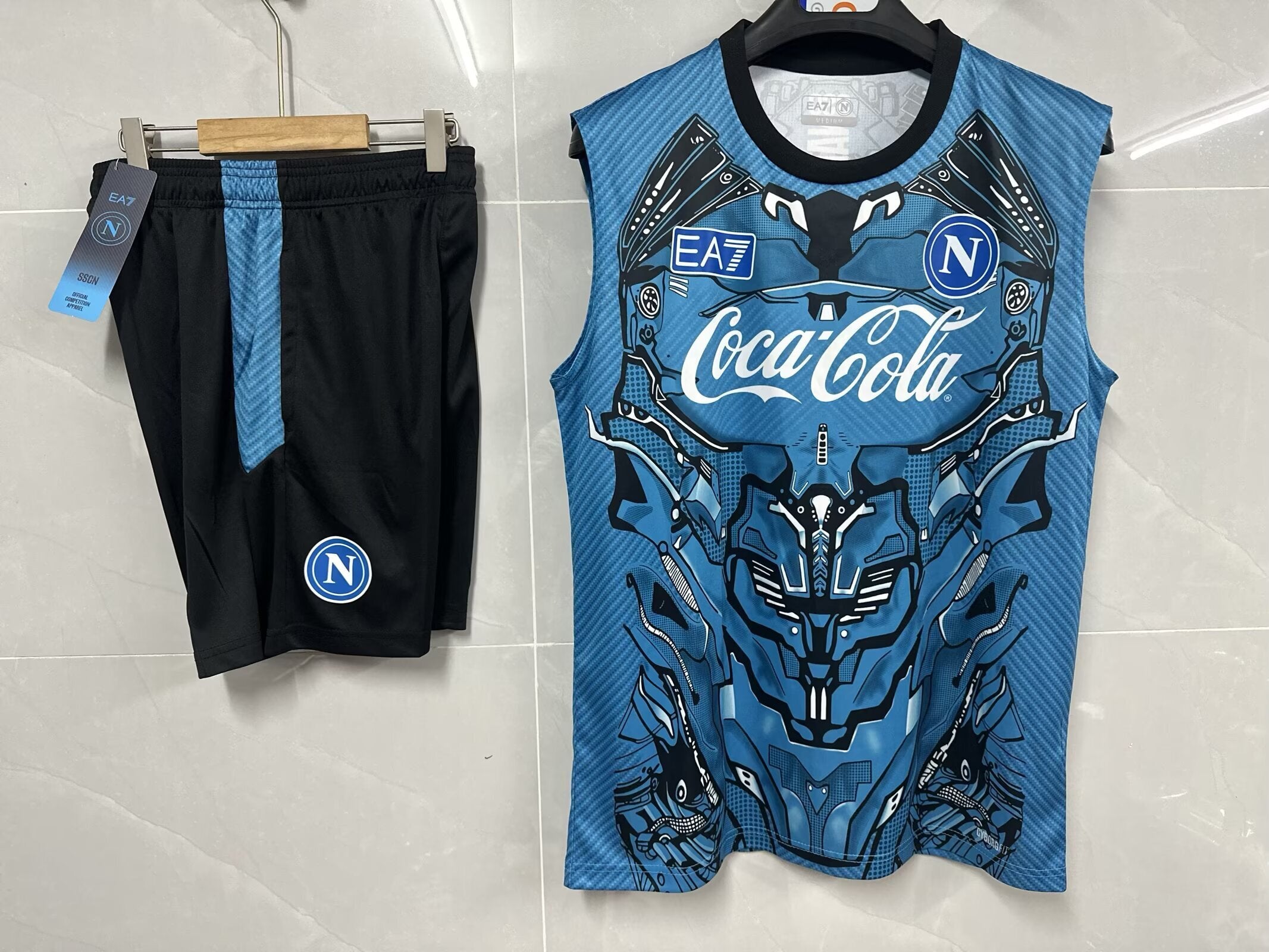 Napoli completo con canottiera Azzurro 2025/26