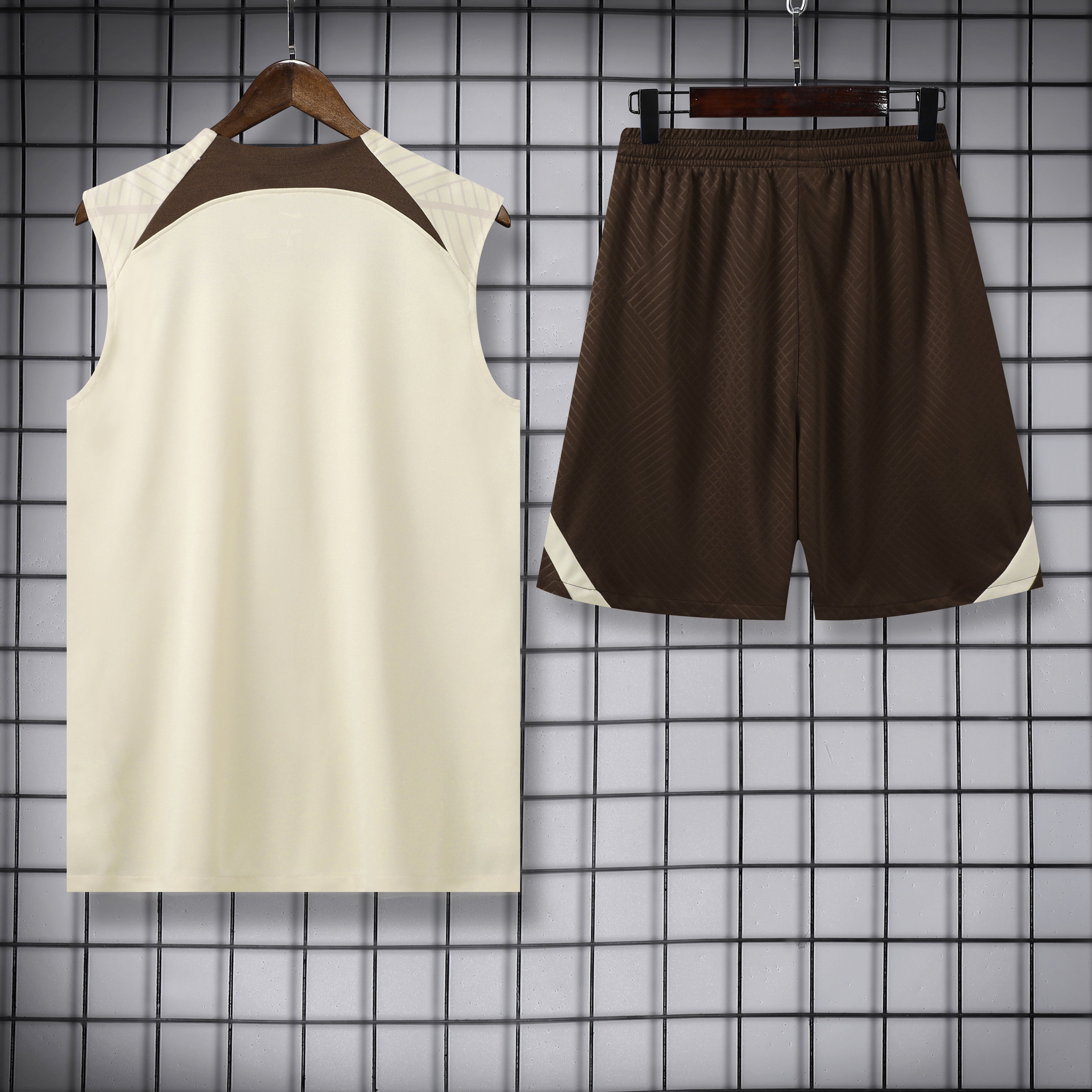 Corinthians beige completo con canottiera