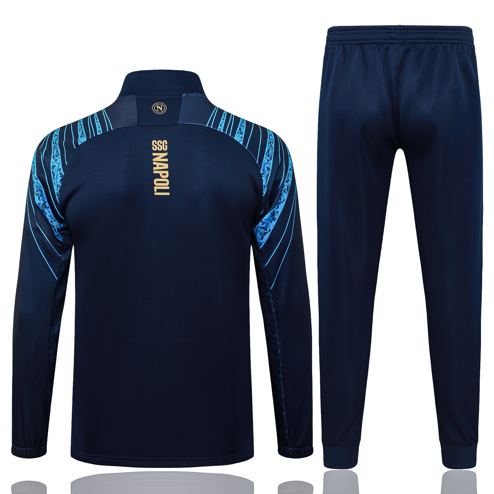 Tuta Napoli Blu Zip Intera