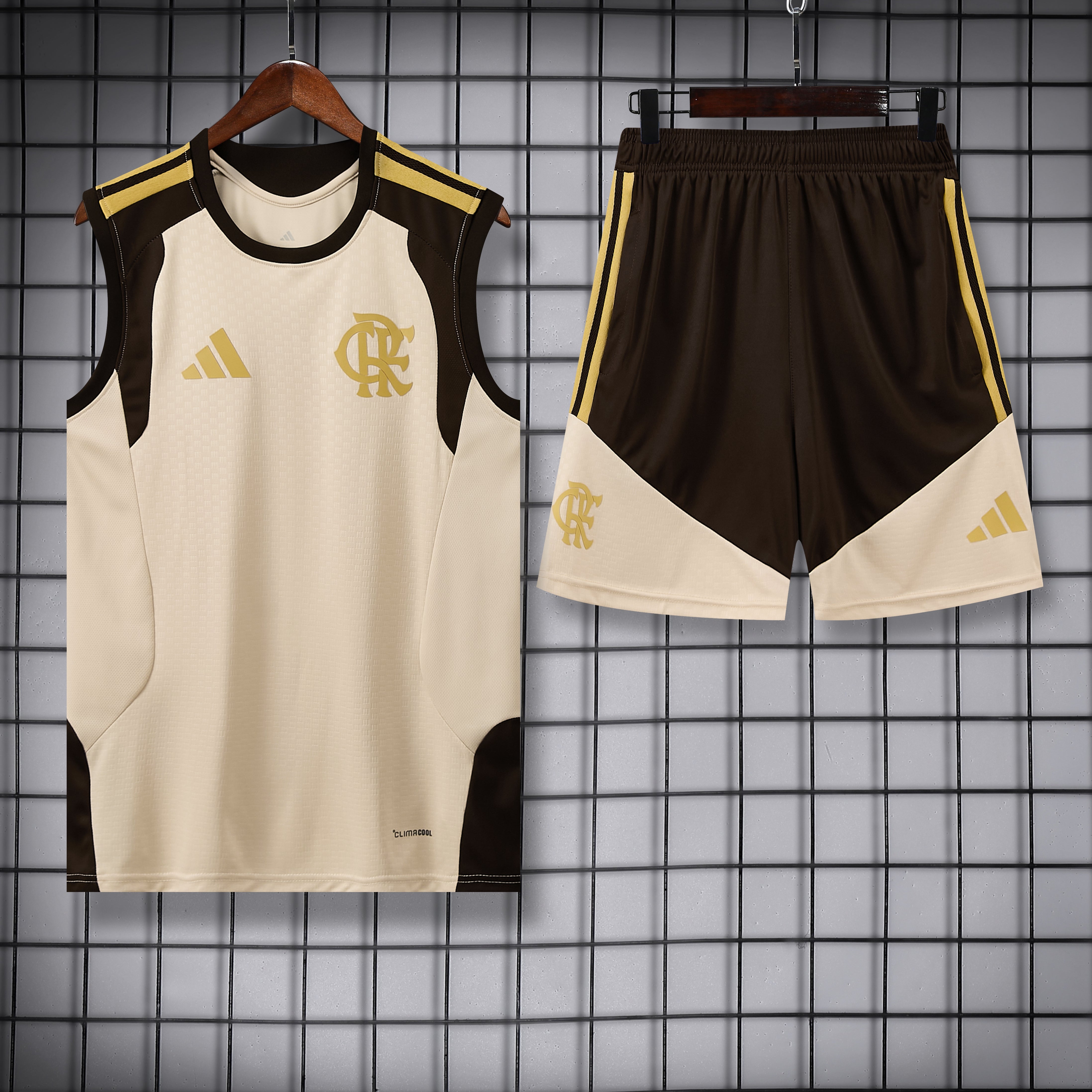 Completo Canottiera Flamengo 26/27 Beige