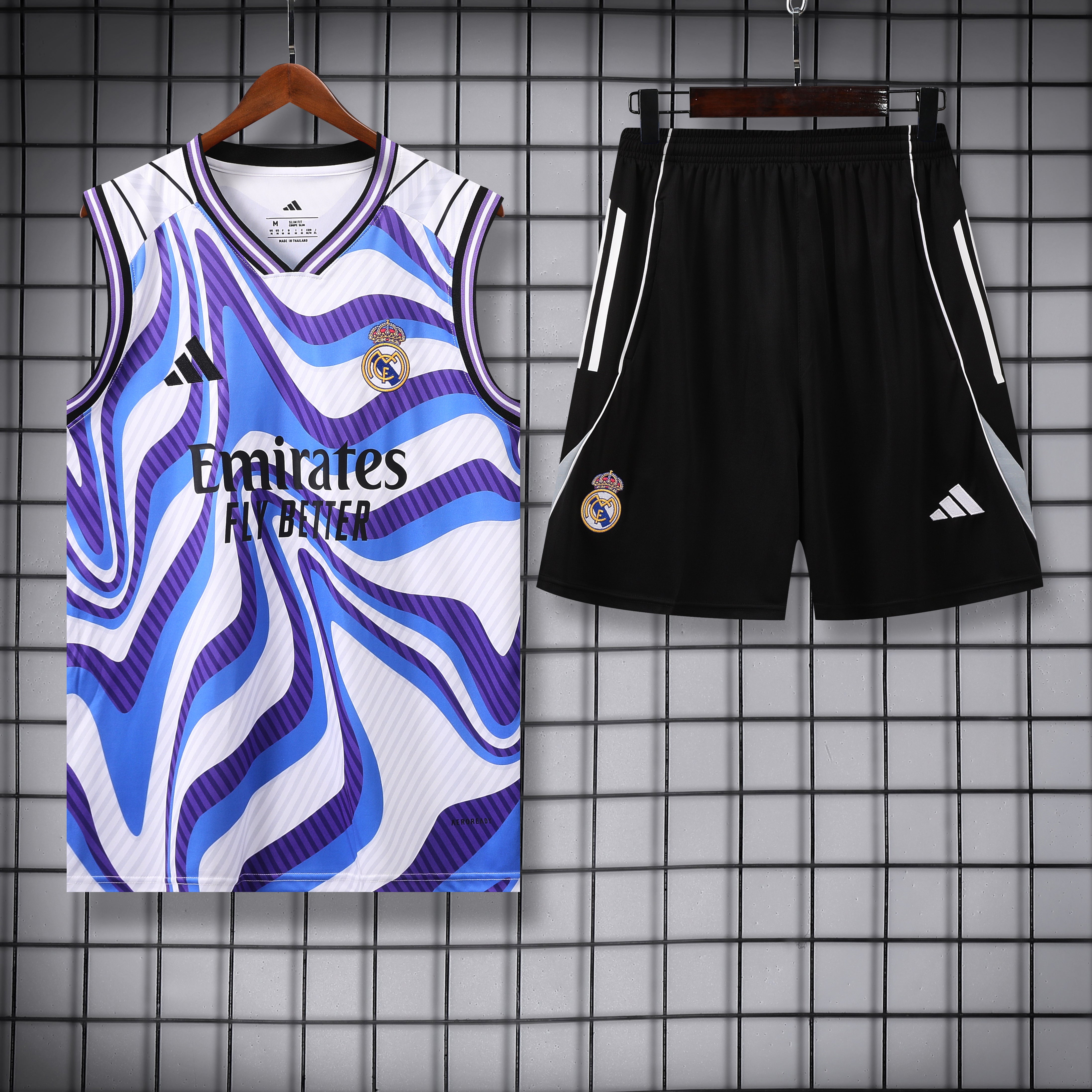Real Madrid blu fantasy completo con canottiera