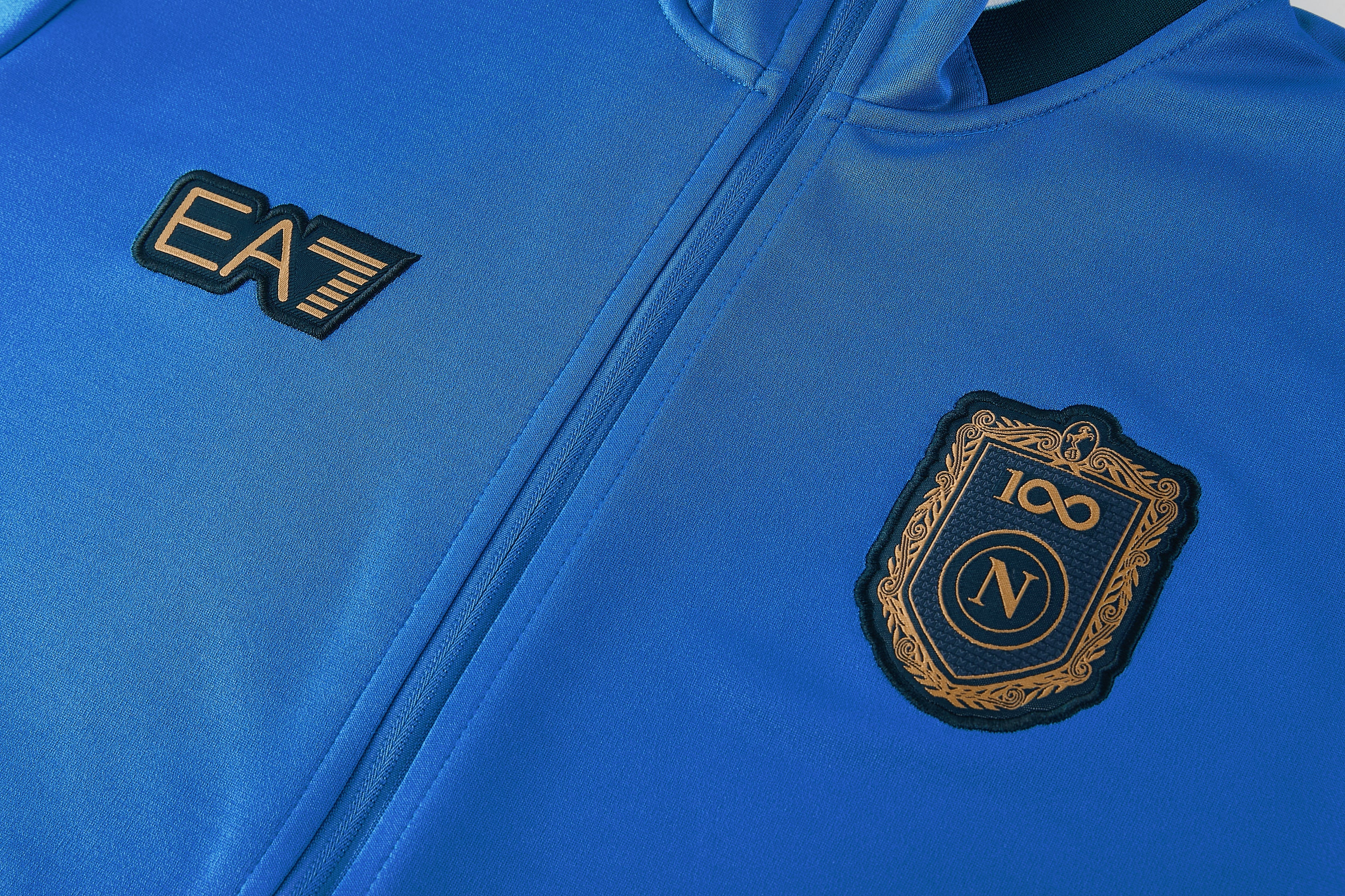 Tuta Napoli azzurro Zip Intera 2026-27
