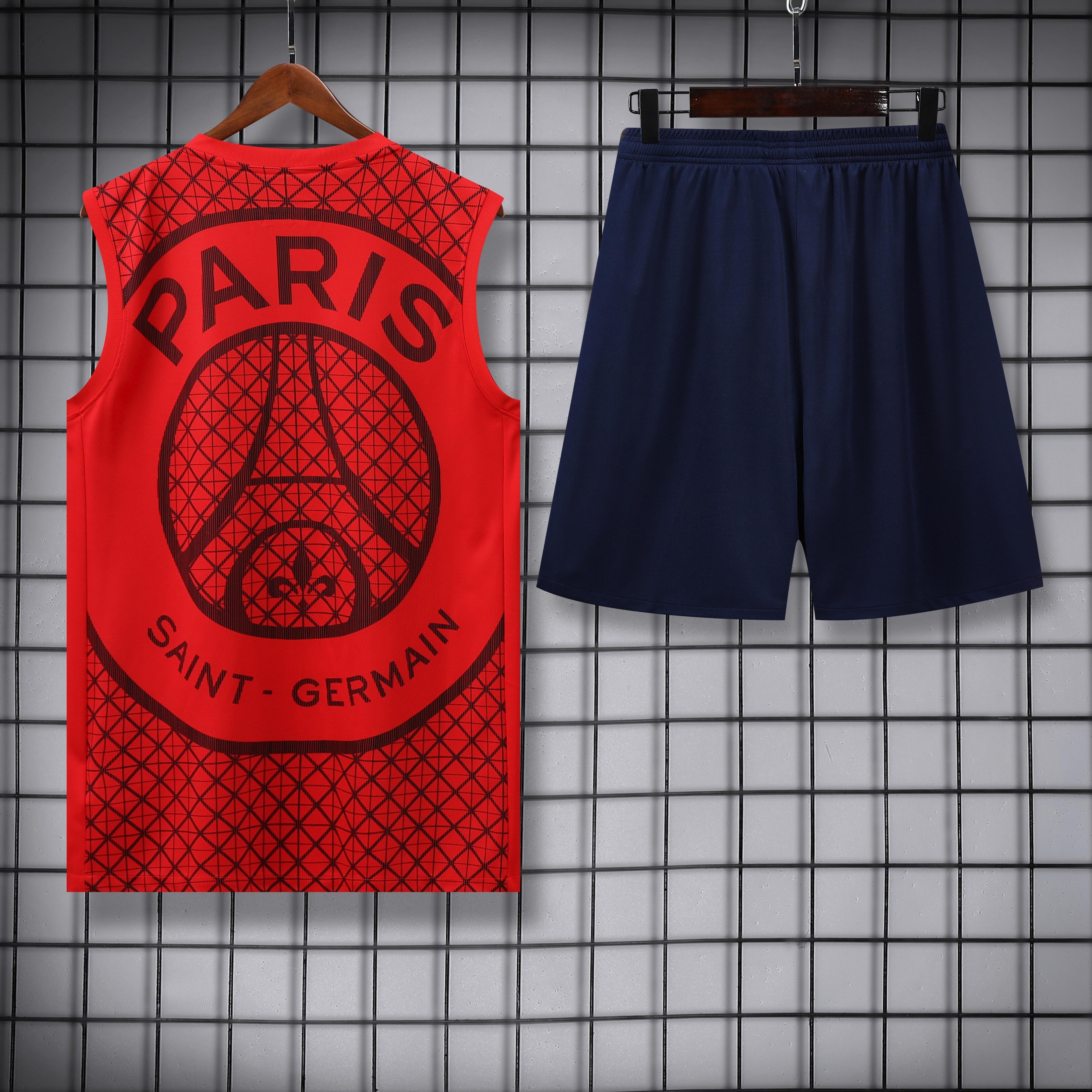Paris Saint Germain Rosso completo con canottiera 2025/26