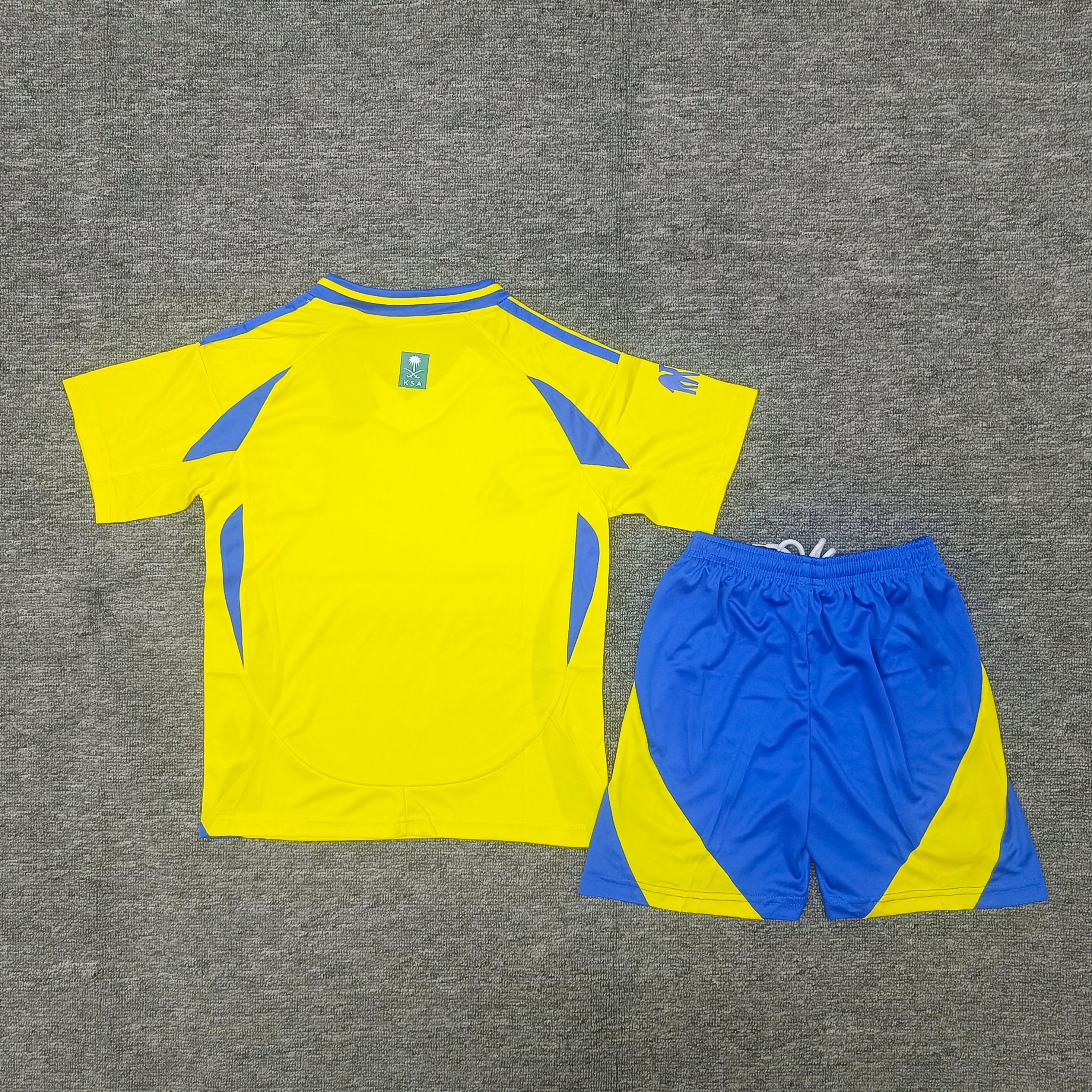 Al Nassr home kit bambino 2024/2025