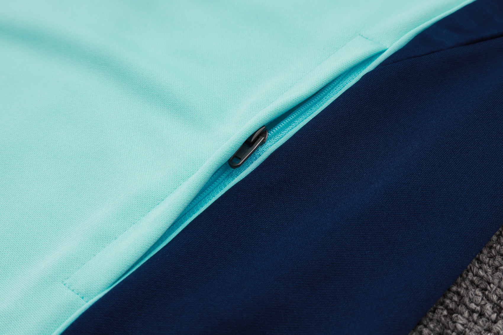 Tuta Arsenal azzurro zip intera 2025/26