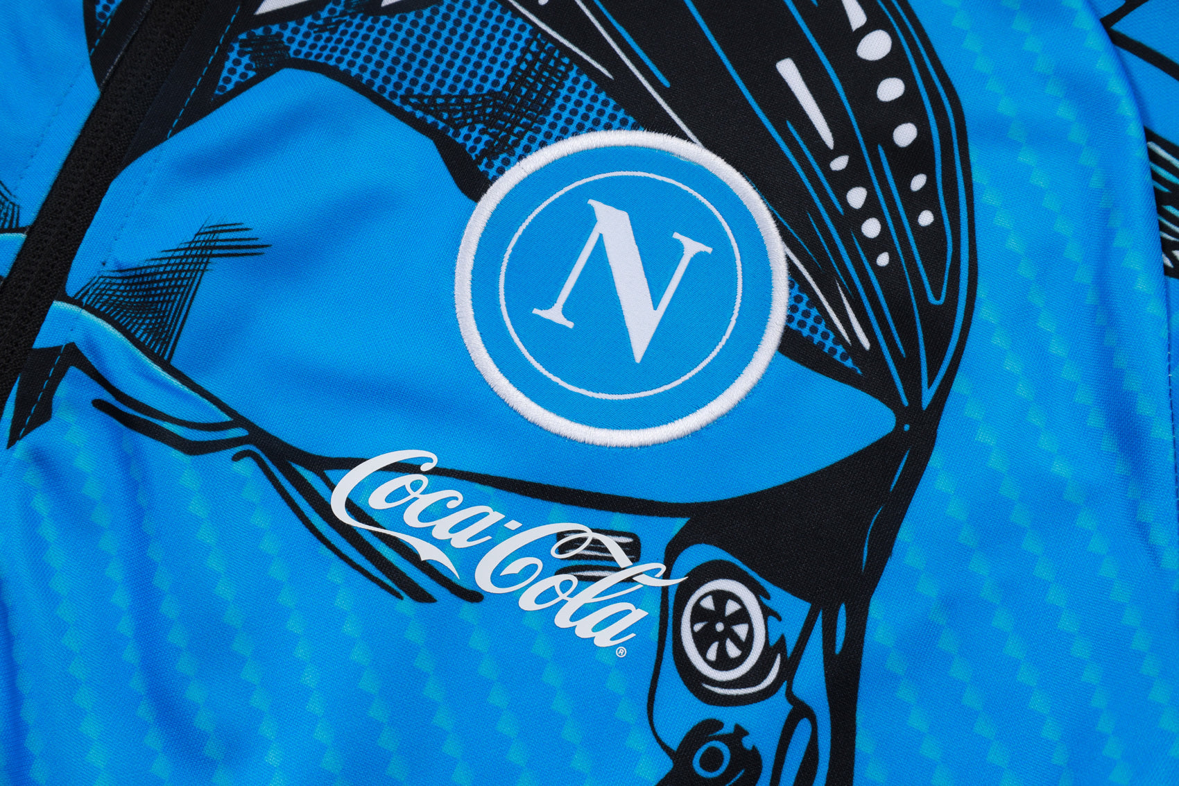 Tuta Napoli Azzurro Zip intera 2025/26