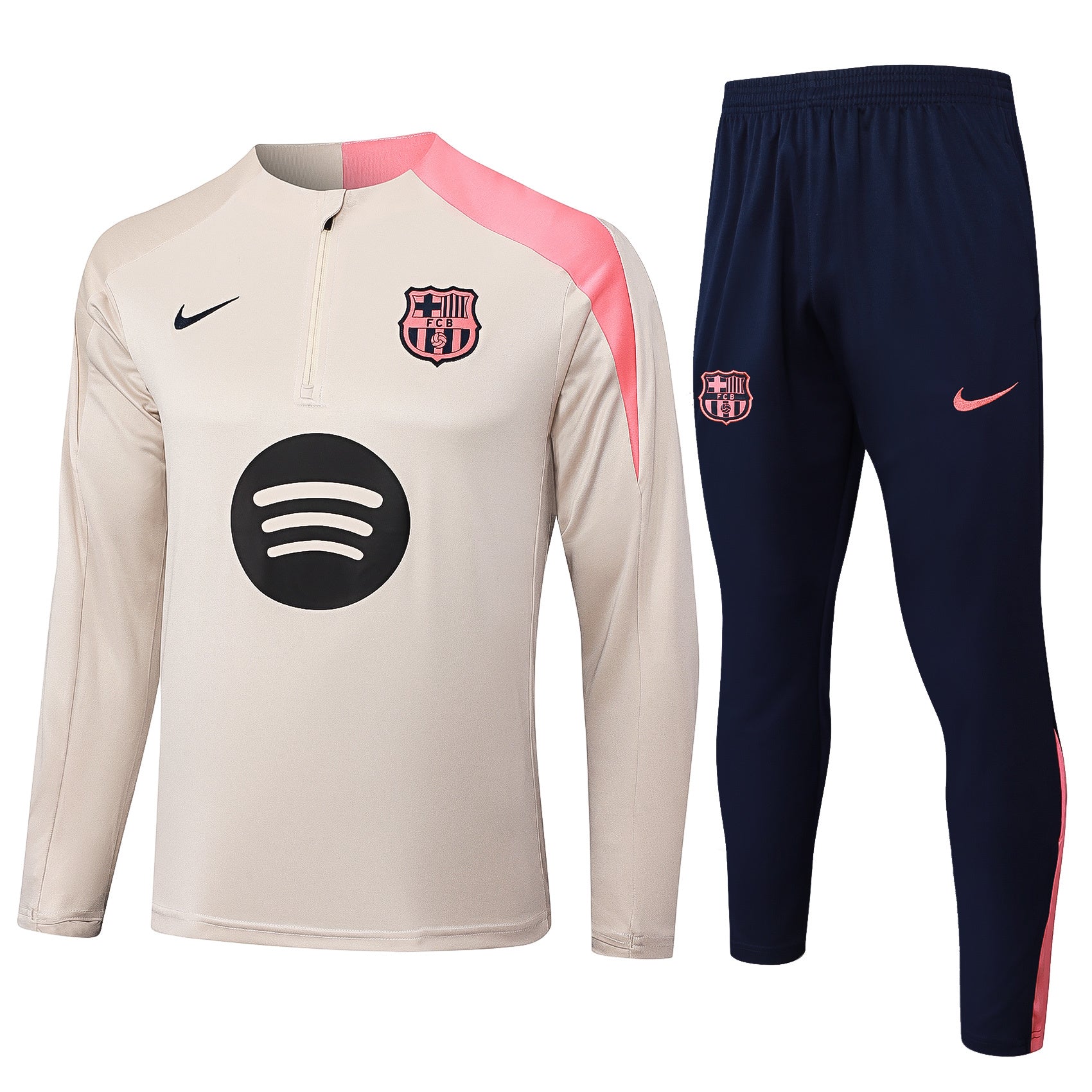Tuta Barca Beige Rosa