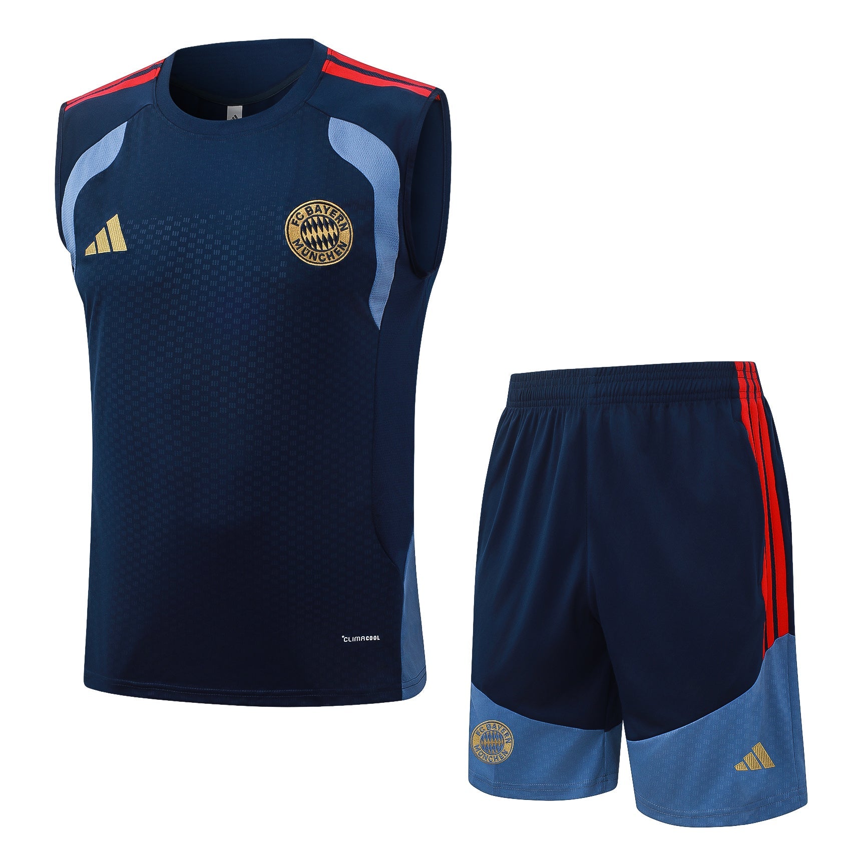 Bayen monaco completo con canottiera blu new