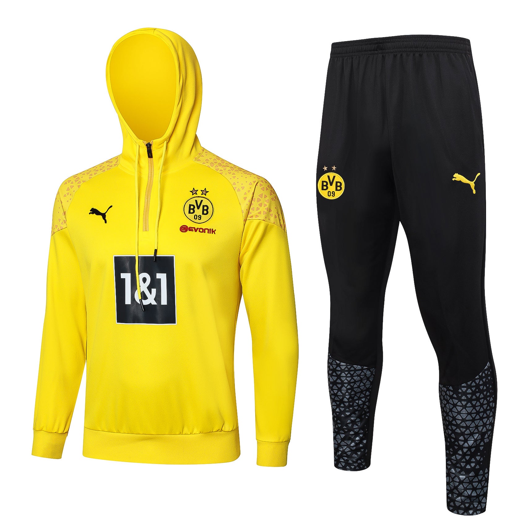 Tuta Borussia Dortmund Gialla Zip