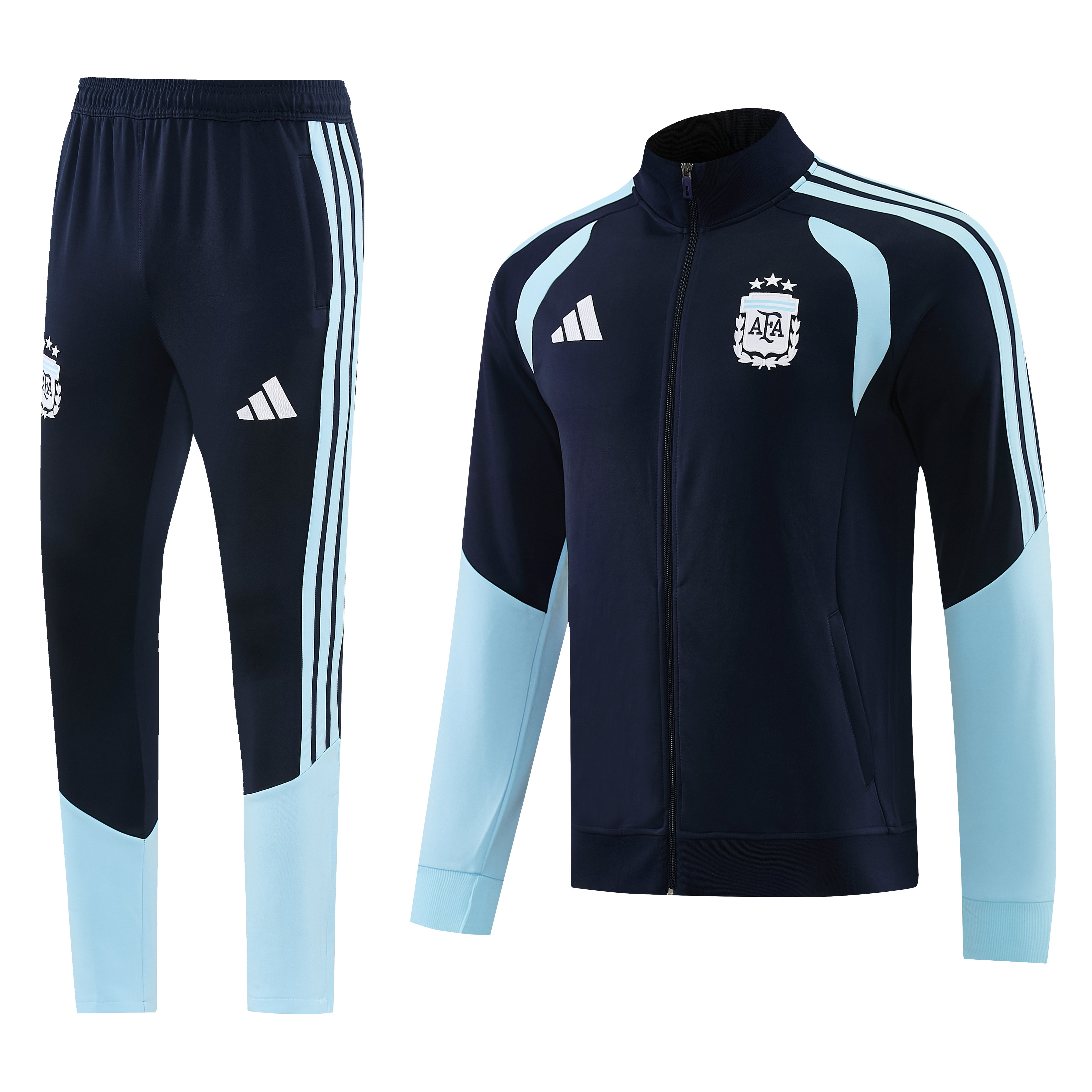 Tuta Argentina zip 26-27 blu e azzurro