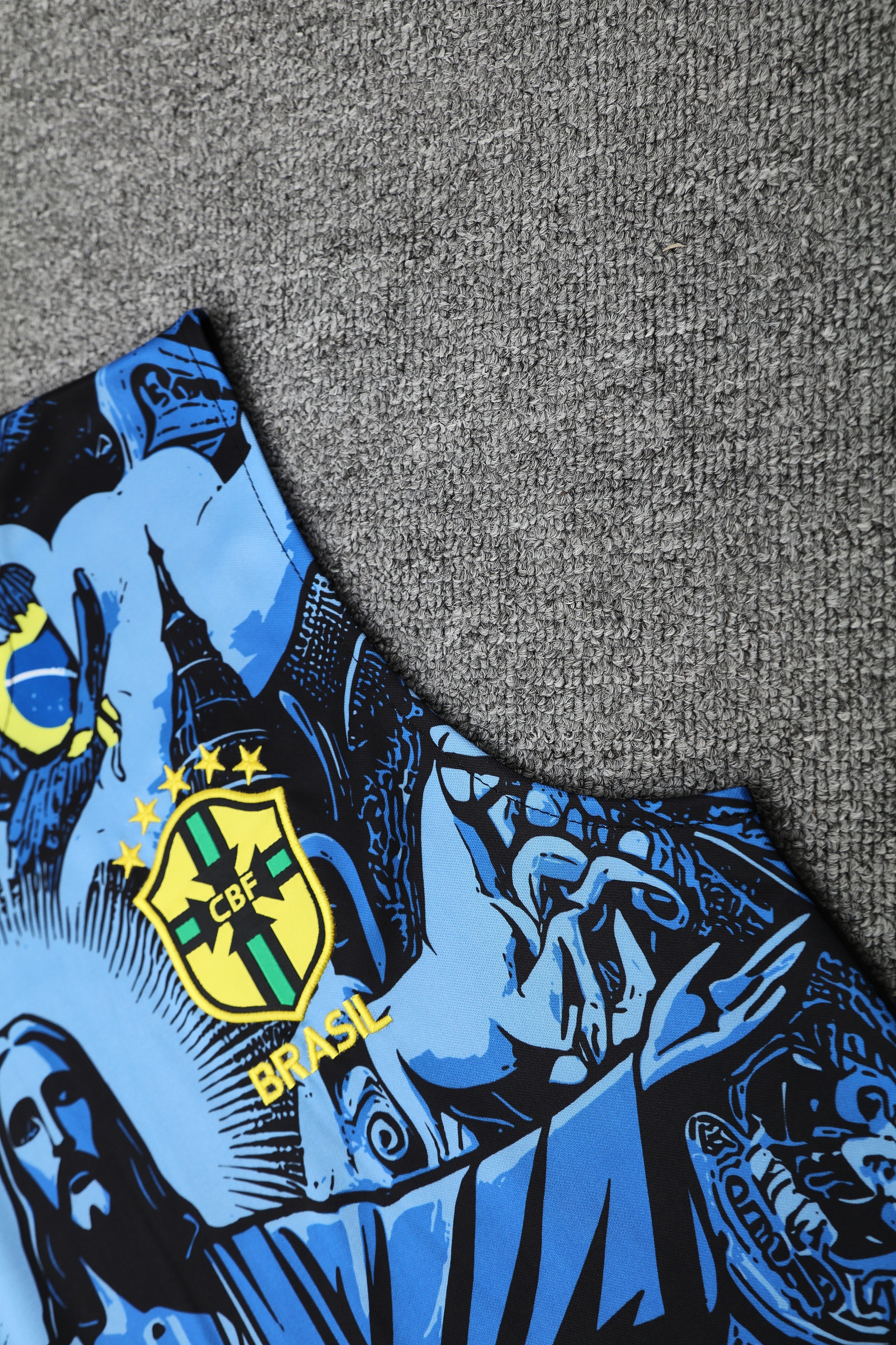 Brasile fantasy blu completo con canottiera 2025/26