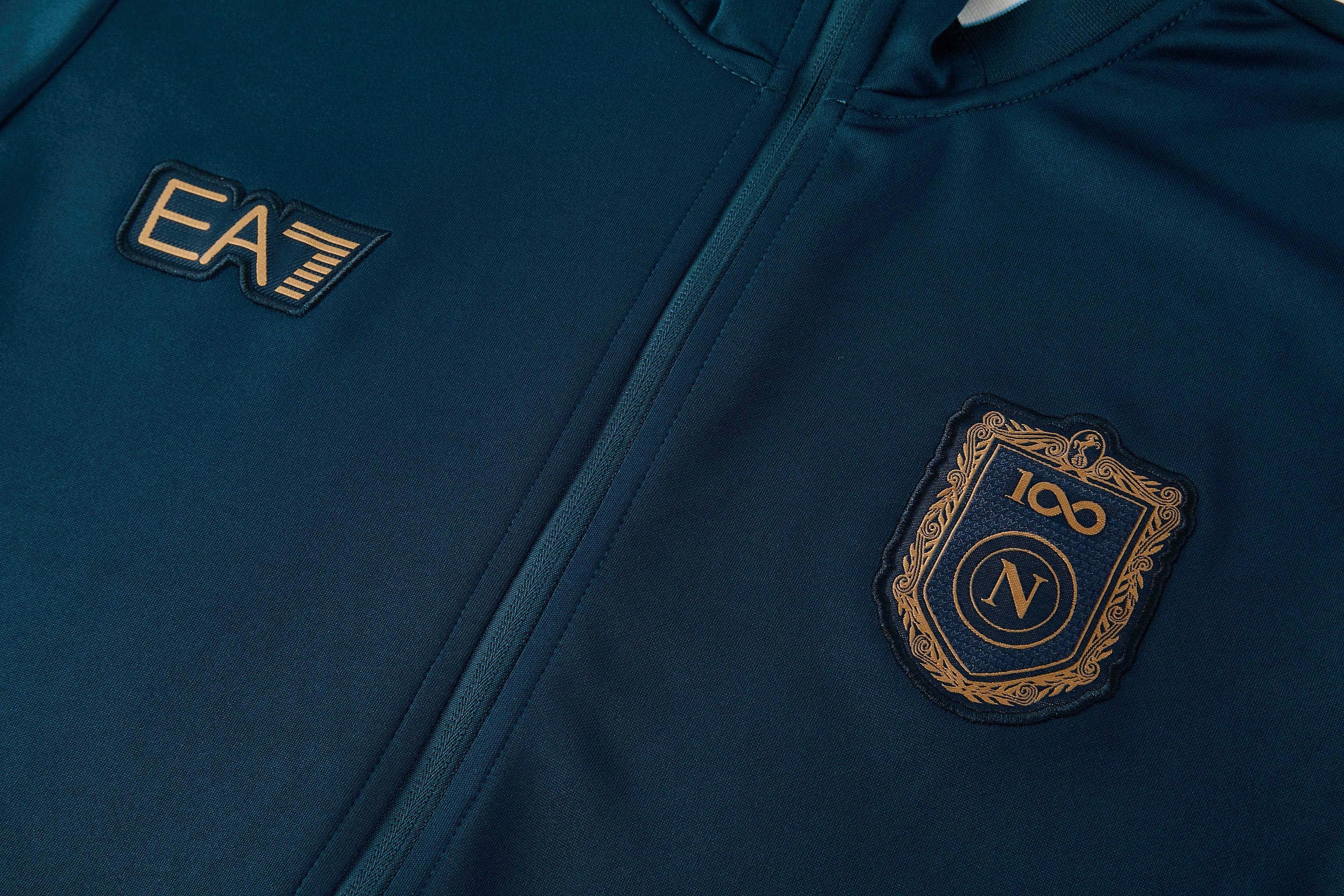 Tuta Napoli Blu Zip Intera 2026-27