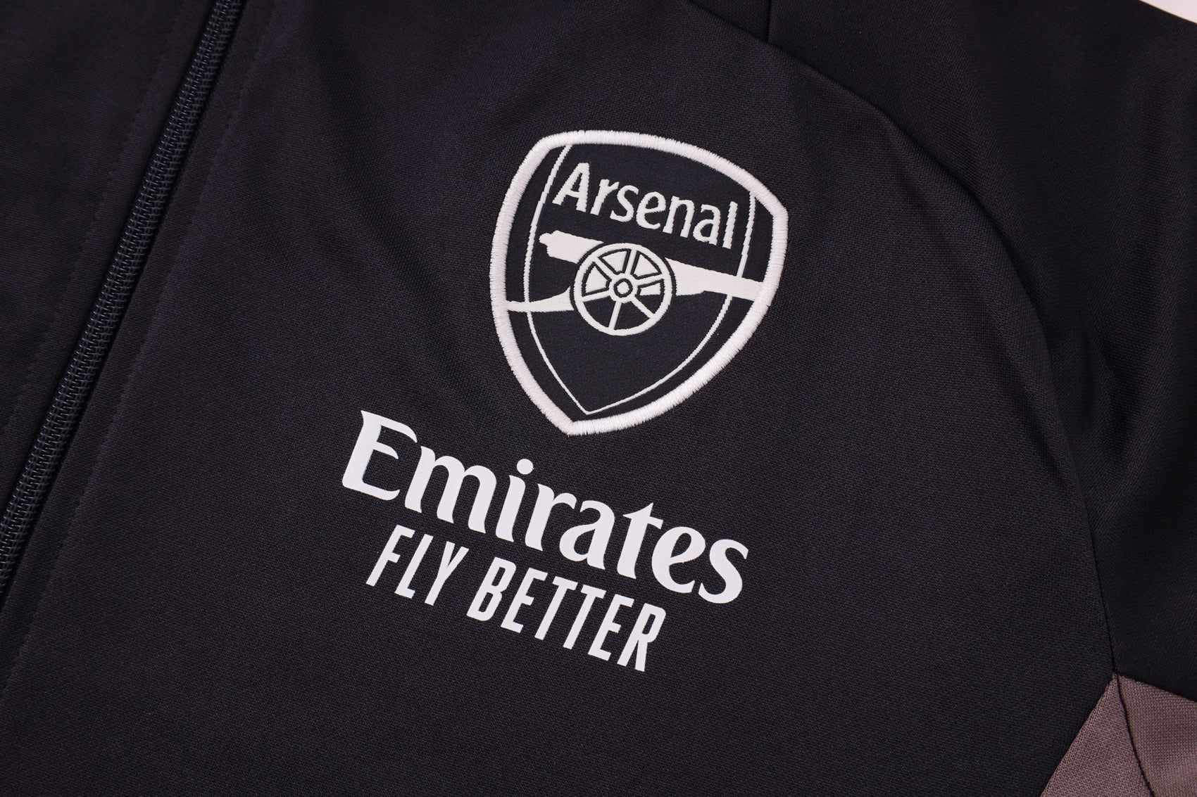 Tuta Arsenal nero zip 2025/26