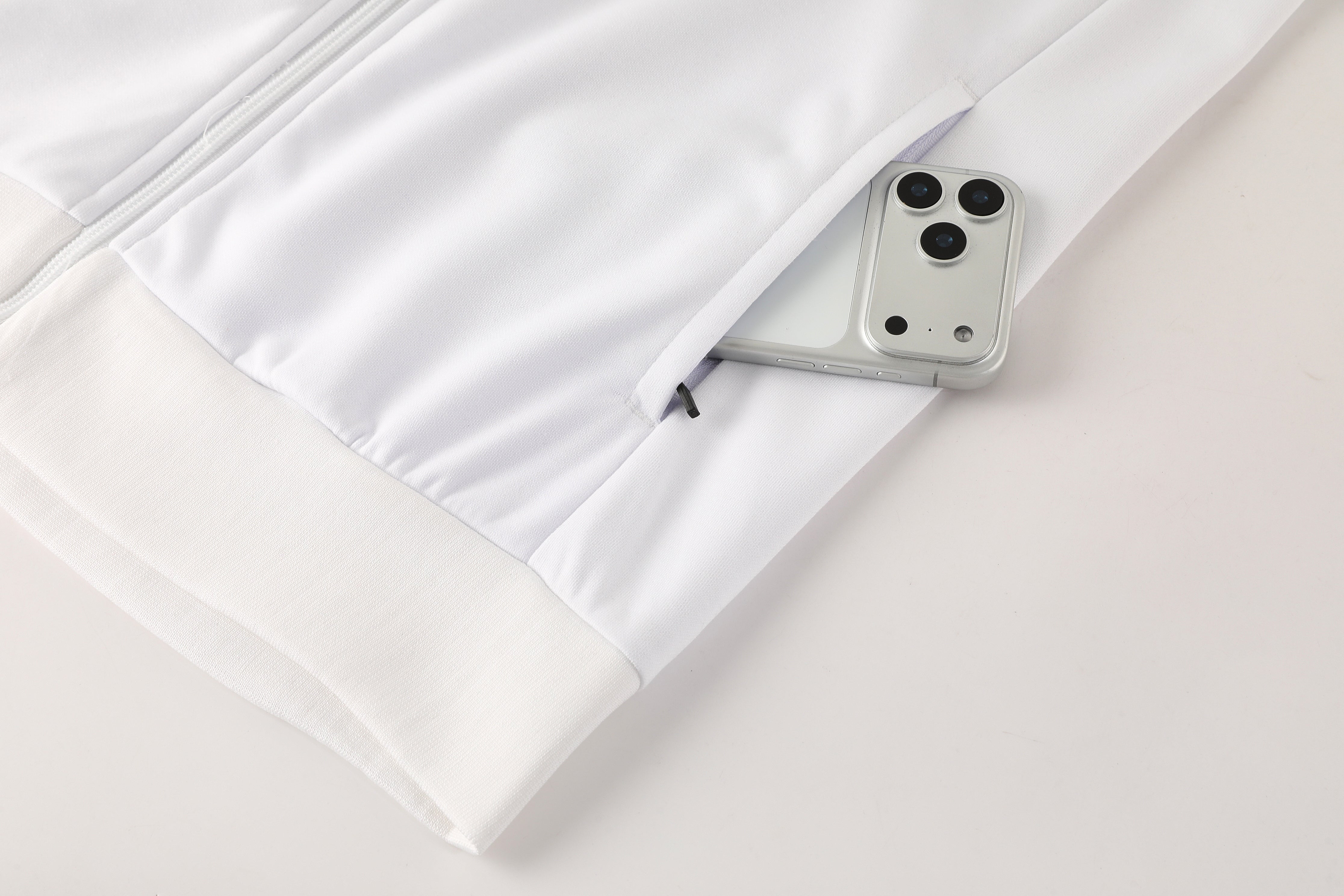 Tuta Napoli Bianca Zip Intera