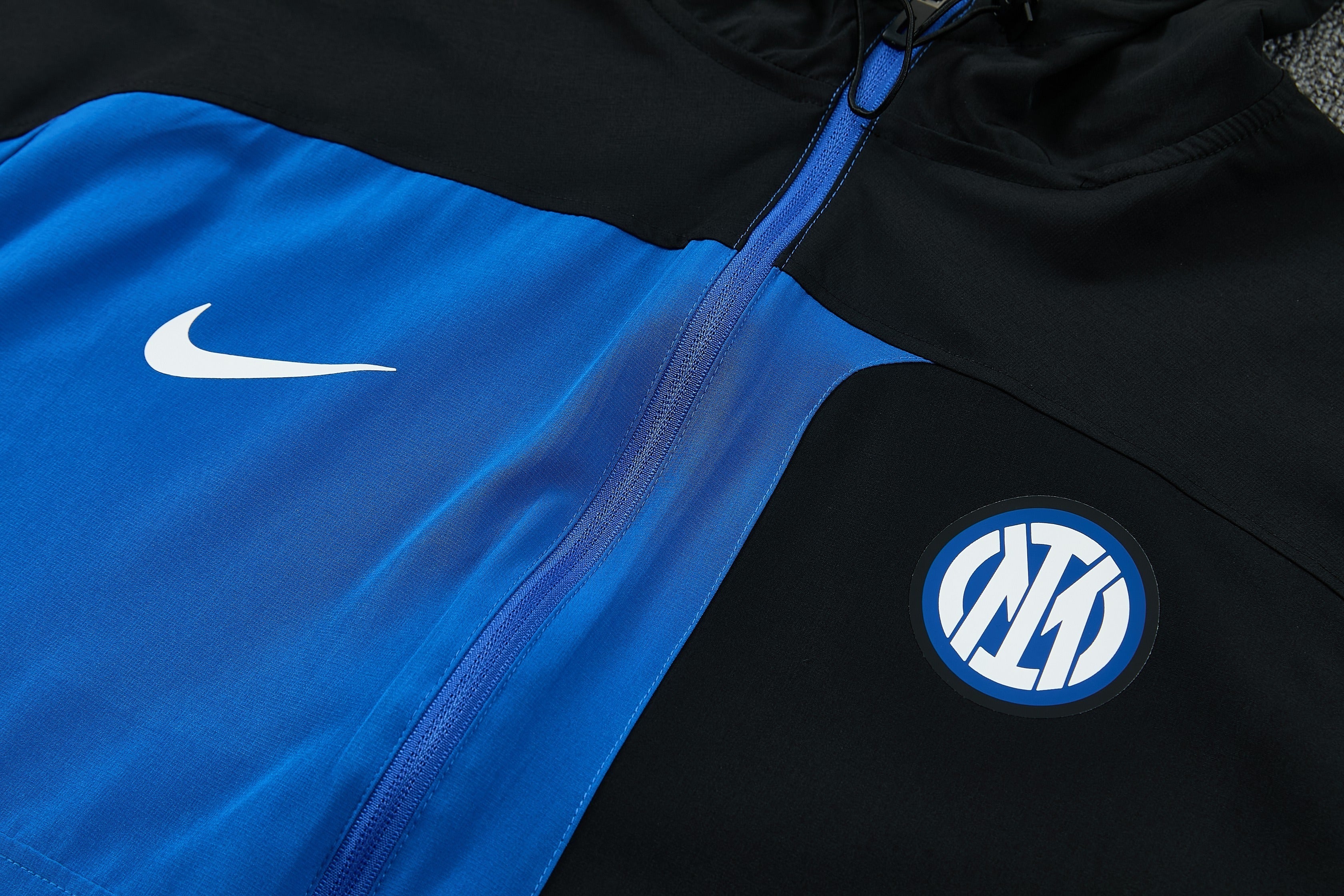 Tuta Inter Blu - nero Zip Intera