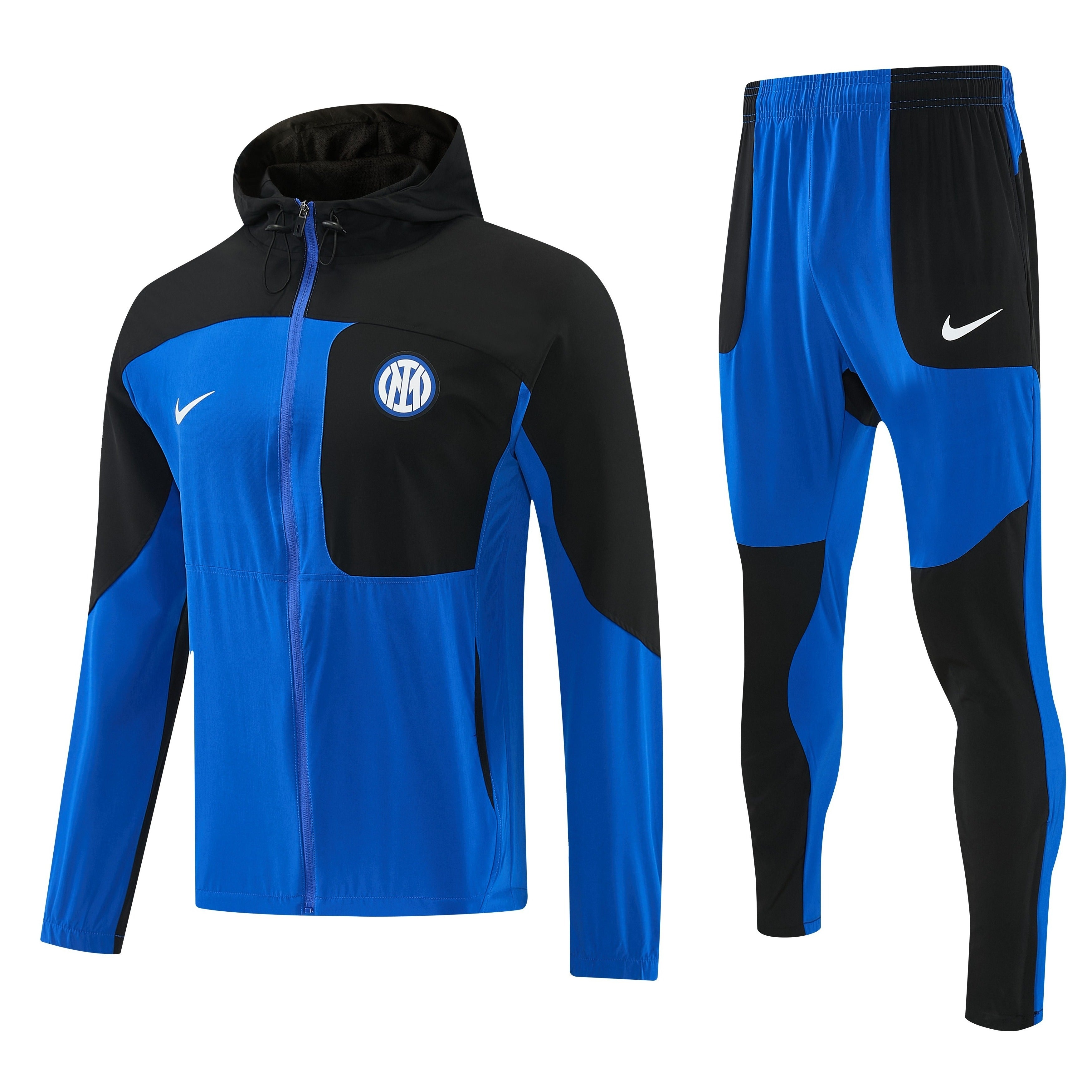 Tuta Inter Blu - nero Zip Intera