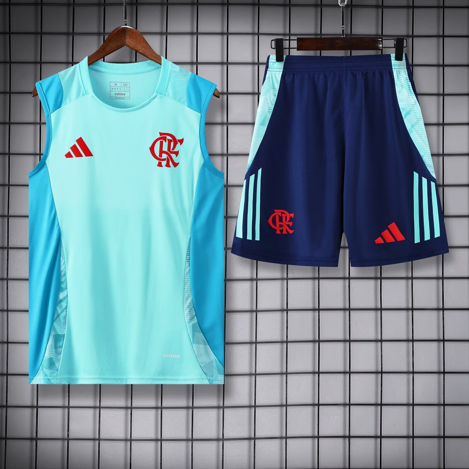 Flamengo azzurro completo con canottiera 2025/26